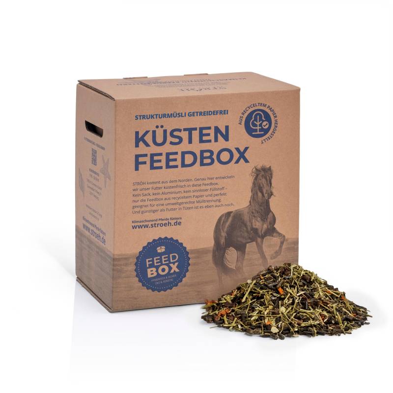 STRÖH Küsten Strukturmüsli 29kg Feedbox Getreidefrei für magen- und stoffwechselempfindliche Pferde STRÖH Küsten Strukturmüsli 29kg Feedbox Getreidefrei für magen- und stoffwechselempfindliche Pferde von STRÖH