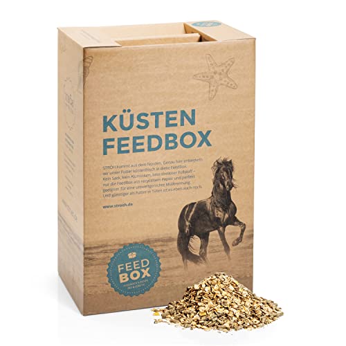 STRÖH Küsten Vitalia Müsli Pferd (27kg) • Pferdemüsli ohne Hafer • Pferde-Müsli mit Vitamin E, B2, D3, Biotin, etc. • Haferfreies Premiummüsli von STRÖH