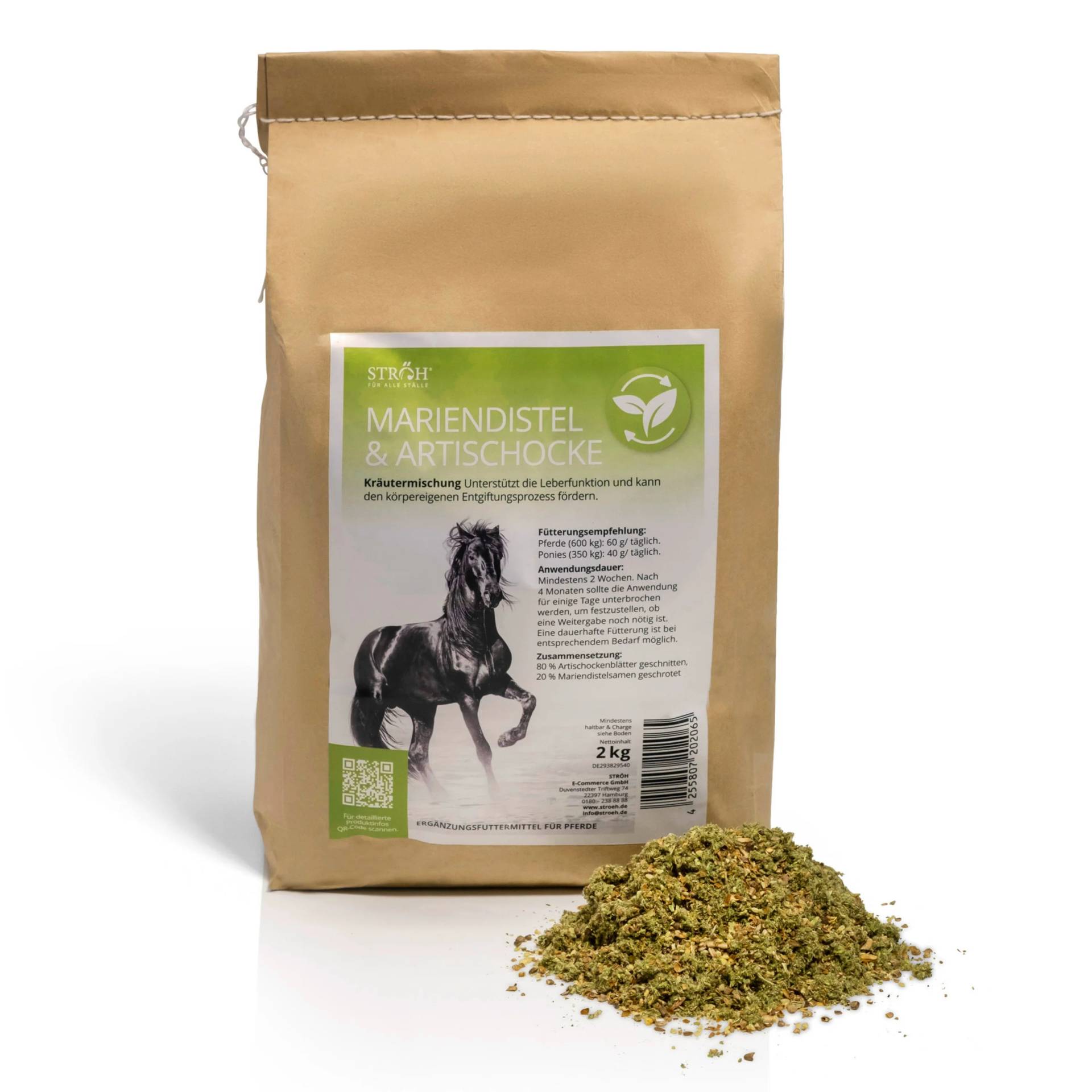 STRÖH Mariendistel & Artischocke 2kg Wohltat für die Leber STRÖH Mariendistel & Artischocke 2kg Wohltat für die Leber von STRÖH