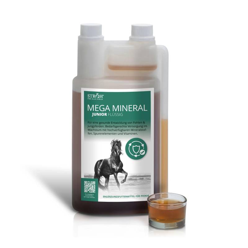 STRÖH Mega Mineral Junior 1L Mineralversorgung für Fohlen und Jungpferde STRÖH Mega Mineral Junior 1L Mineralversorgung für Fohlen und Jungpferde von STRÖH