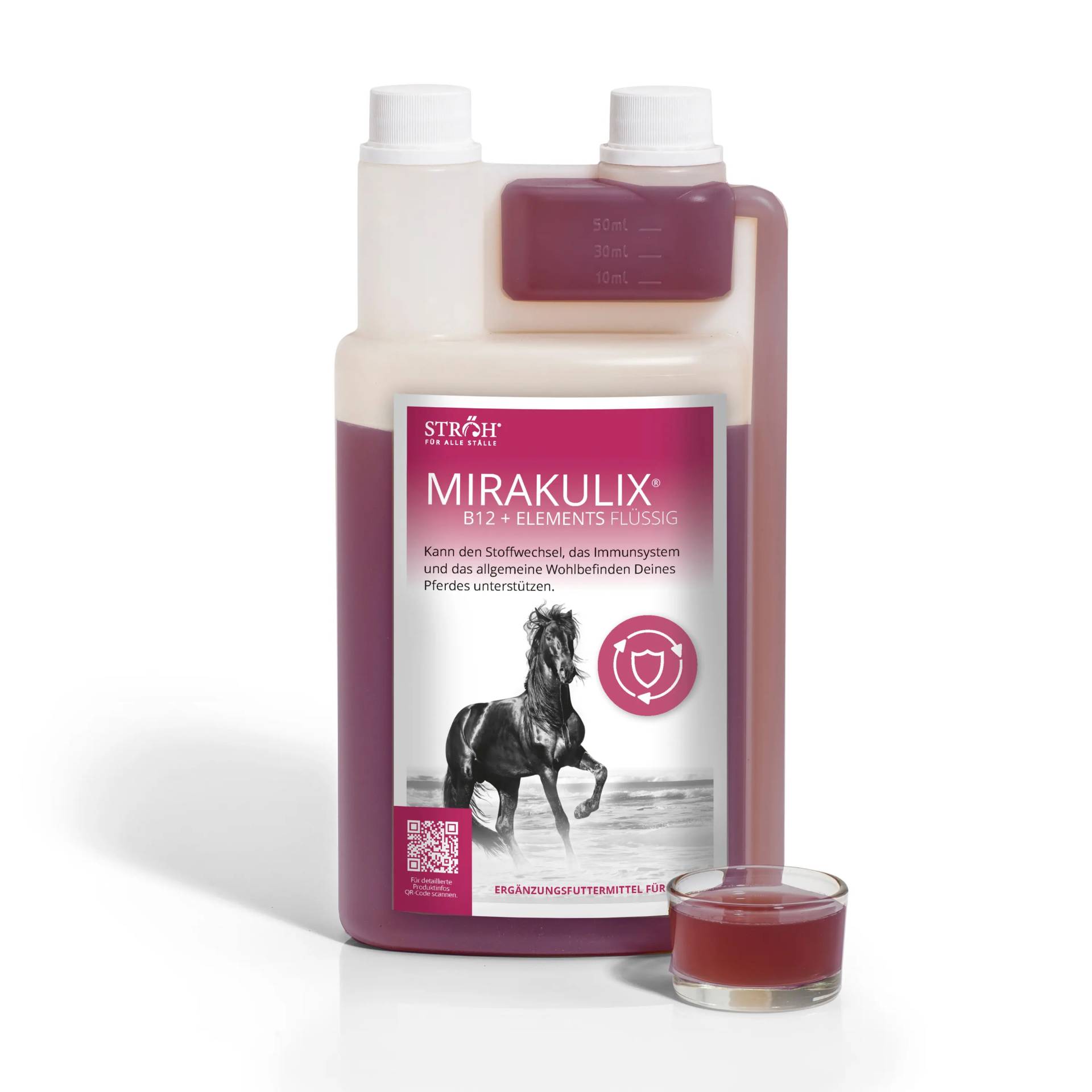 STRÖH Mirakulix 1L Immunbooster Der Pferde-Zaubertrank auf B12-Elements Basis STRÖH Mirakulix 1L Immunbooster Der Pferde-Zaubertrank auf B12-Elements Basis von STRÖH