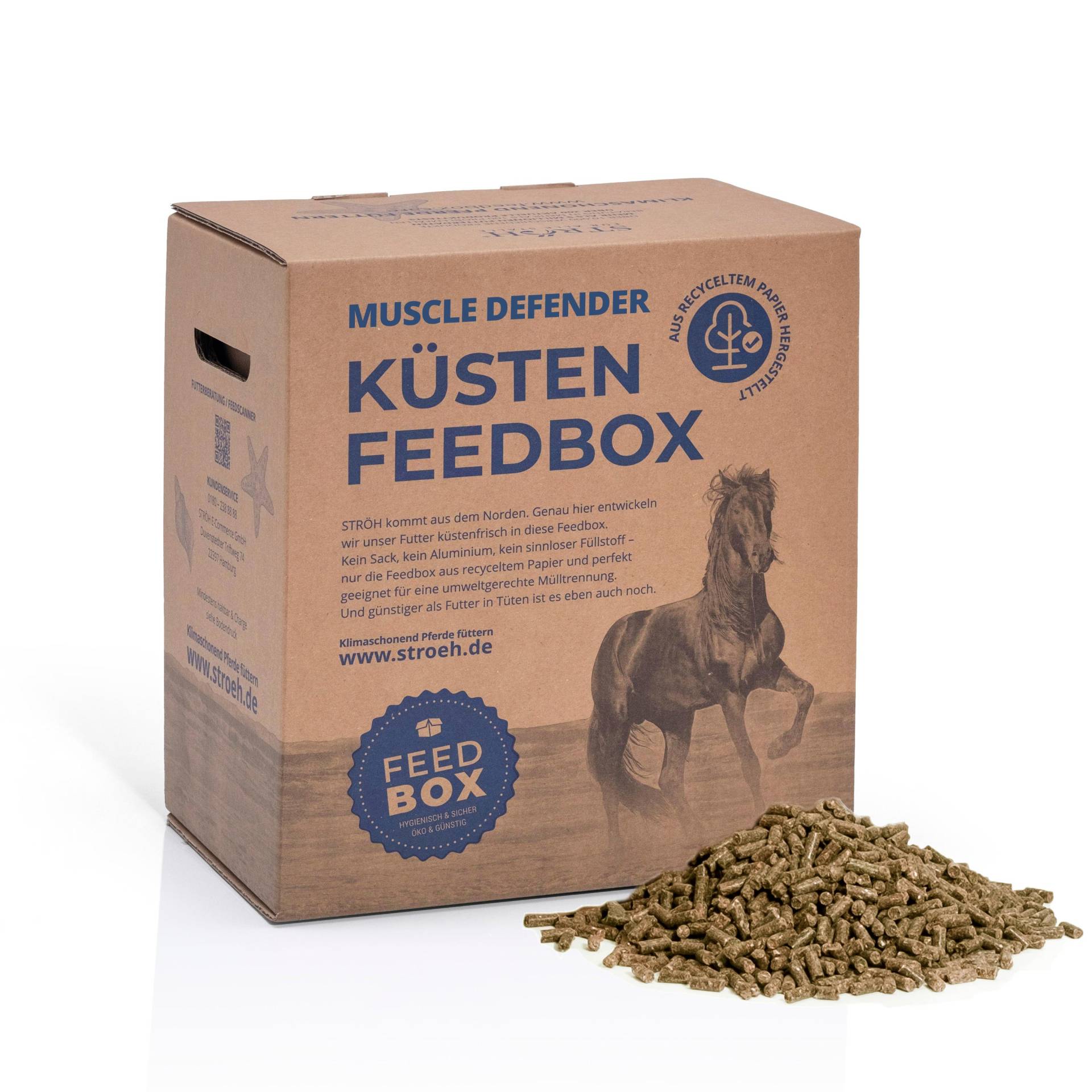 STRÖH MuscleDefender 12kg Feedbox Muskelaufbau & Mineralfutter STRÖH MuscleDefender 12kg Feedbox Muskelaufbau & Mineralfutter von STRÖH