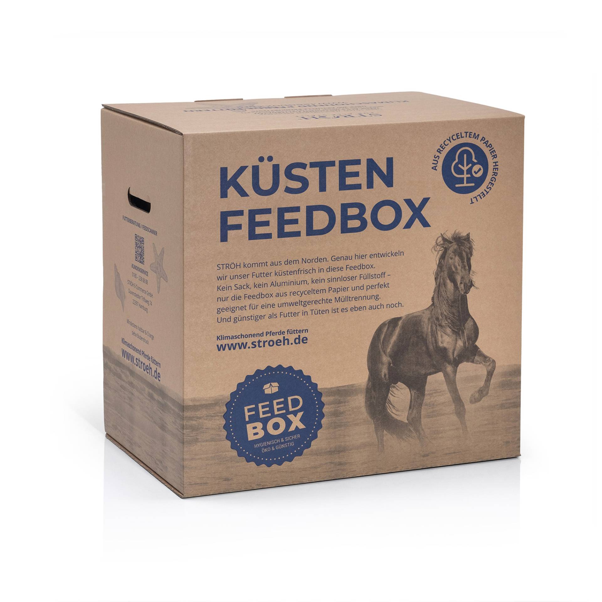 STRÖH MuscleDefender 27 kg Feedbox Muskelaufbau & Mineralfutter von STRÖH