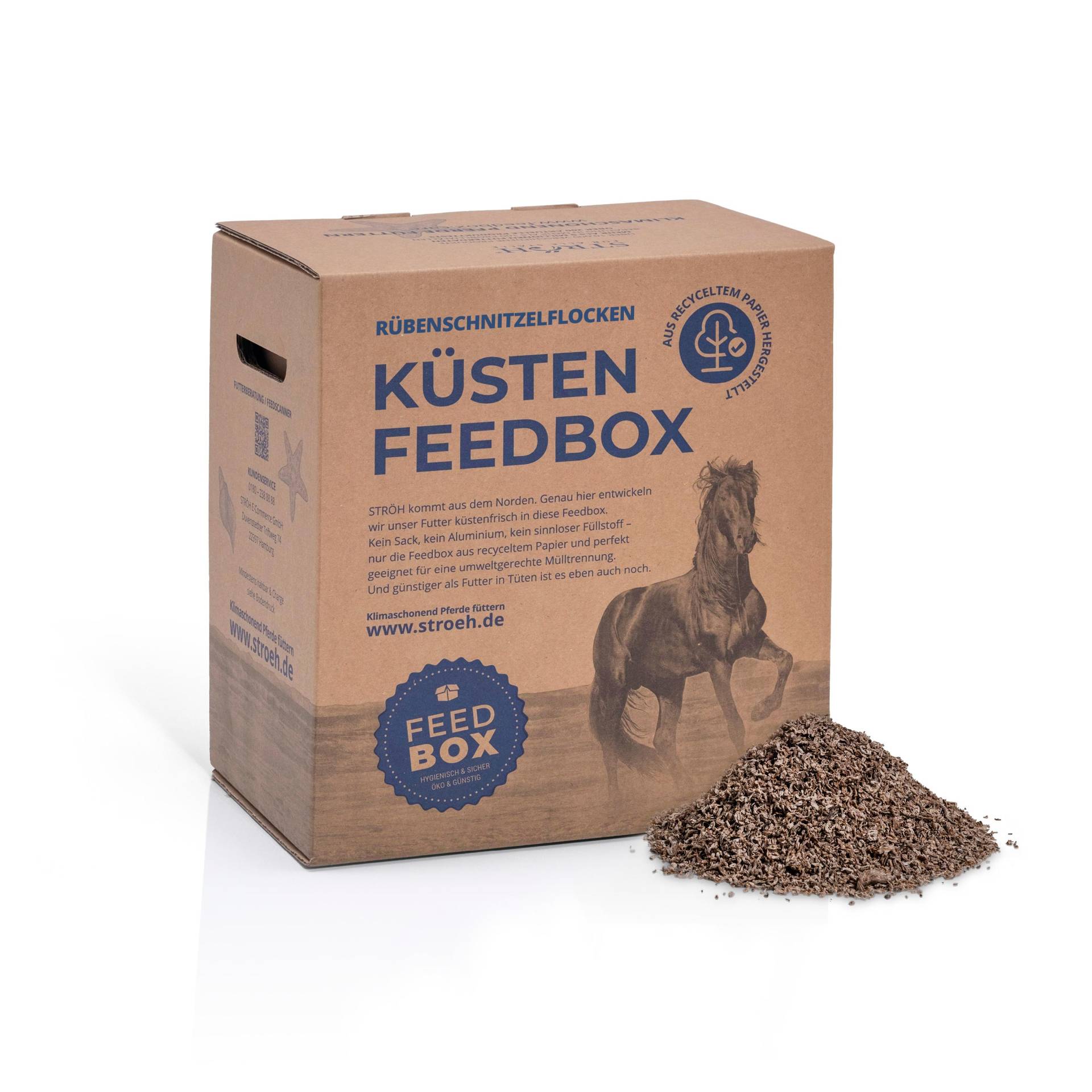 STRÖH Rübenschnitzelflocken 16 kg Feedbox Zur Gewichtszunahme bei untergewichtigen Pferden STRÖH Rübenschnitzelflocken 16 kg Feedbox Zur Gewichtszunahme bei untergewichtigen Pferden von STRÖH