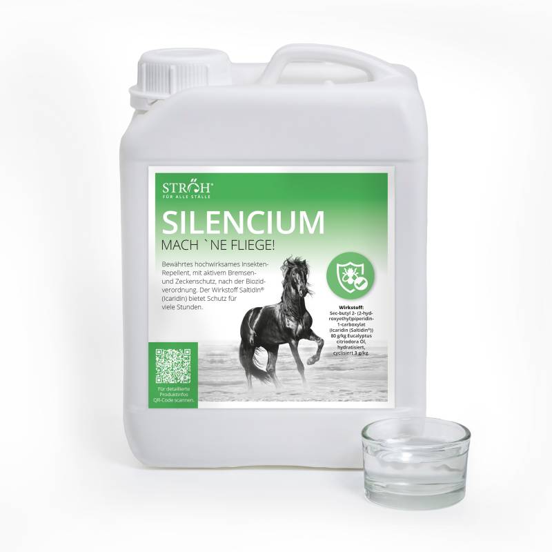 STRÖH Silencium Mach ´ne Fliege! 2,5L Hochwirksames Insektenrepellent für Pferde STRÖH Silencium Mach ´ne Fliege! 2,5L Hochwirksames Insektenrepellent für Pferde von STRÖH
