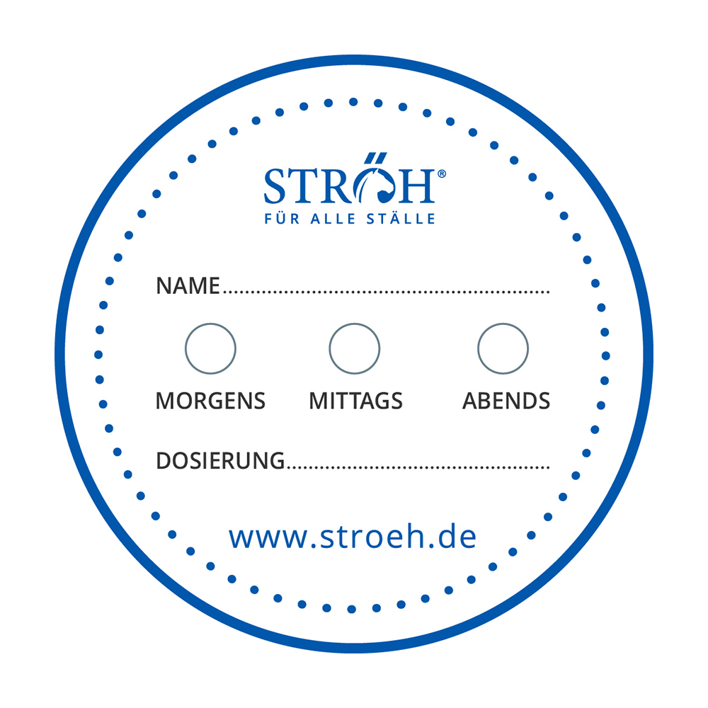 STRÖH Sticker Futterdosierung Fütterungsanweisung für Futterschüsseln und Feedboxen STRÖH Sticker Futterdosierung Fütterungsanweisung für Futterschüsseln und Feedboxen von STRÖH
