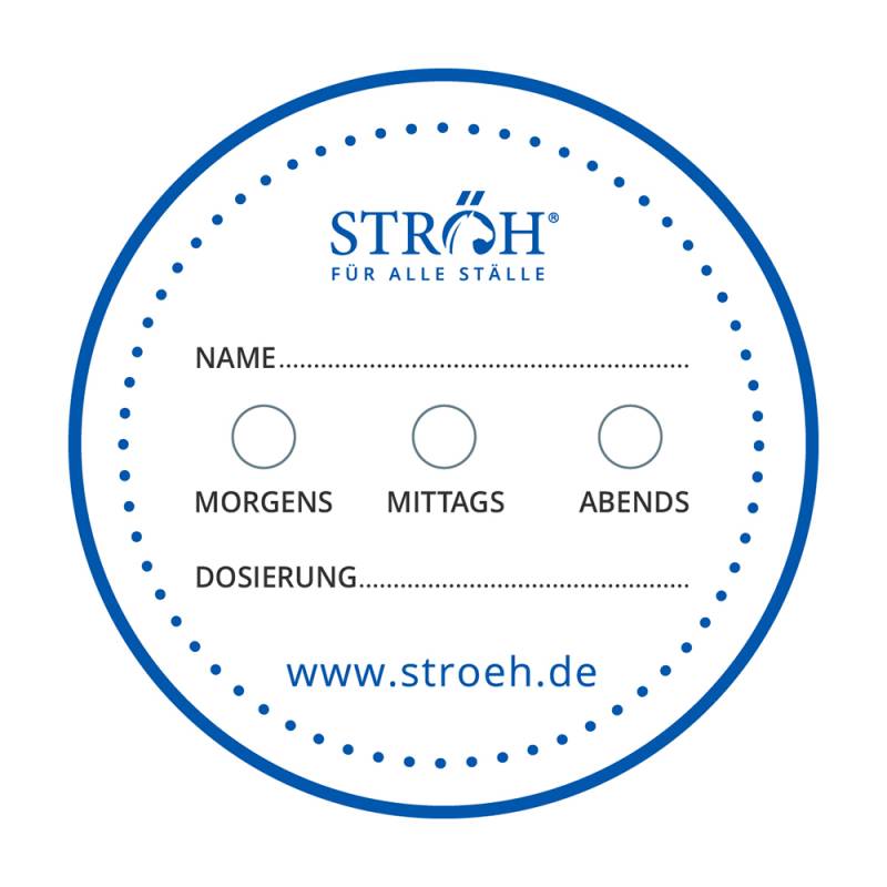 STRÖH Sticker Futterdosierung Fütterungsanweisung für Futterschüsseln und Feedboxen STRÖH Sticker Futterdosierung Fütterungsanweisung für Futterschüsseln und Feedboxen von STRÖH