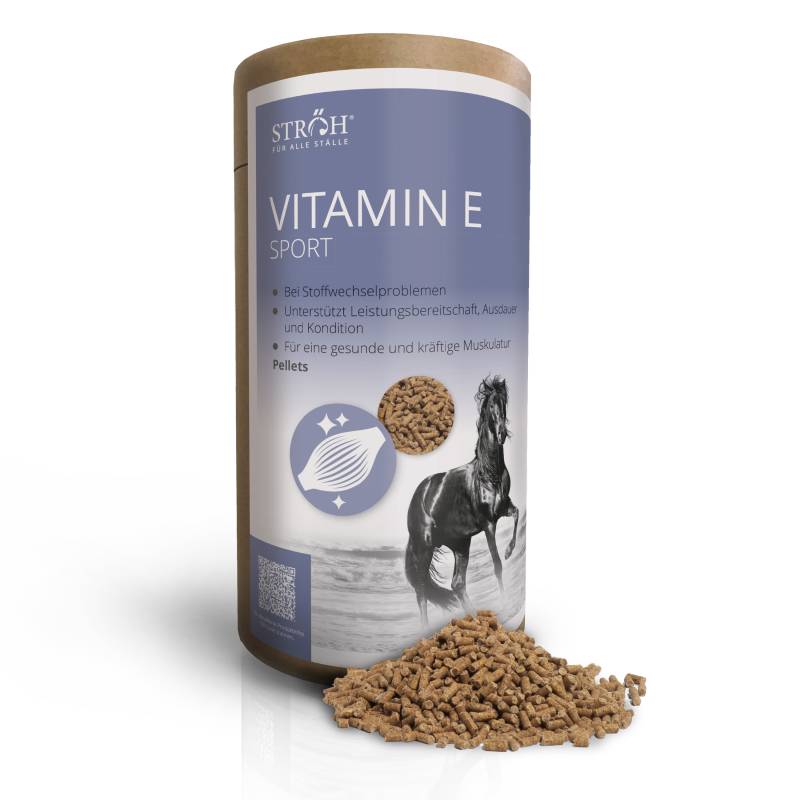 STRÖH Vitamin E 1,2 kg Feedbox Dose Das Vitamin für mehr Leistung von STRÖH