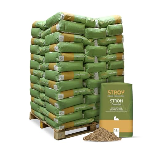 STROY Strohgranulat Einstreu Granulat Stroh Tier Streu Pellet Für Großtier Kleintier Pferde Stall Box Paddock 15kg x 20 Sack 300kg / 1 Palette Paligo STROY Strohgranulat Einstreu Granulat Stroh Tier Streu Pellet Für Großtier Kleintier Pferde Stall Box Paddock 15kg x 20 Sack 300kg / 1 Palette Paligo von STROY