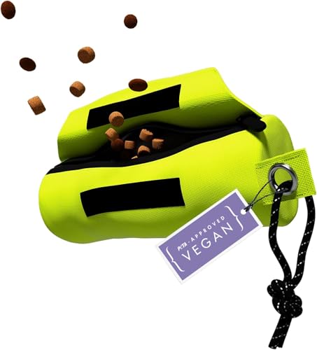 STUCH Futterbeutel für Hunde - Reißfester Futterdummy zum Apportieren - Perfekt für Nass und Trockenfutter (Lime2) von STUCH