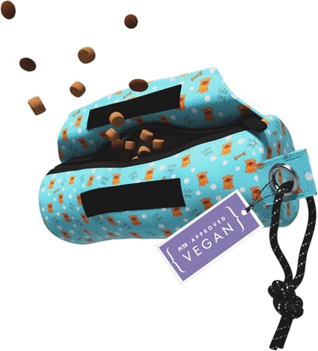STUCH Futterbeutel für Hunde - Reißfester Futterdummy zum Apportieren - Perfekt für Nass und Trockenfutter (Türkis) von STUCH