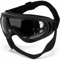 STUCH Hundebrille UV-Schutz für Hunde - Verstellbare Hundesonnenbrille - Windschutz & Staubschutz für Auto , Mottorad und Outdoor schwarz von STUCH