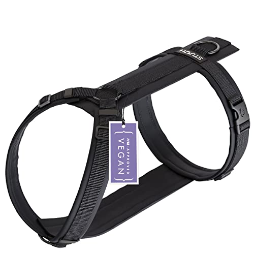 STUCH Hundegeschirr - verstellbares Nylon Geschirr - gepolstert - Für kleine, mittlere und große Hunde, Farbe:Schwarz, Größe:S STUCH Hundegeschirr - verstellbares Nylon Geschirr - gepolstert - Für kleine, mittlere und große Hunde, Farbe:Schwarz, Größe:S von STUCH