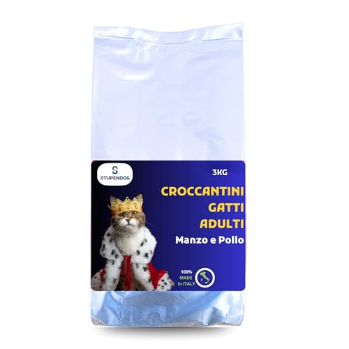 Stupendog StupenCat für Katzen, 3 kg, Trockenfutter für Katzen, Rind und Huhn Stupendog StupenCat für Katzen, 3 kg, Trockenfutter für Katzen, Rind und Huhn von STUPENDOG