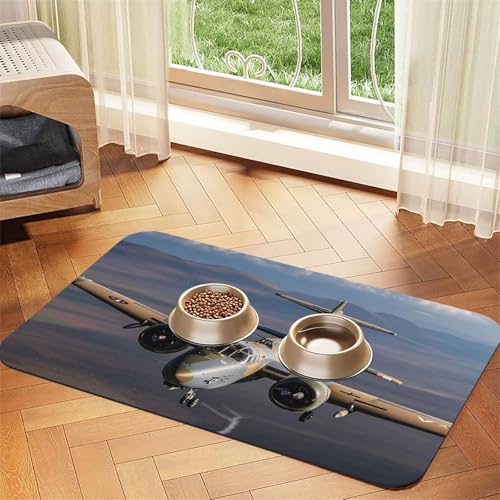 Us Army Plane Hundefuttermatten für Böden, rutschfest, super saugfähig, für Futter und Wasser, niedlich, Gummi, schnell trocknend, 40,6 x 61 cm, für Hunde, Welpen, Katzen Us Army Plane Hundefuttermatten für Böden, rutschfest, super saugfähig, für Futter und Wasser, niedlich, Gummi, schnell trocknend, 40,6 x 61 cm, für Hunde, Welpen, Katzen von STVYUKL
