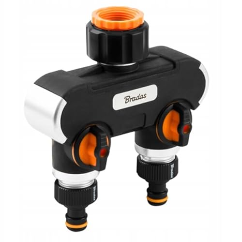 STYLIZER 2 Wege Verteiler Wasser 1 Zoll und 3/4 Zoll - Adapter Wasserhahn Gartenschlauch - Wasserverteiler Garten mit Individuellen EIN-/Aus-Ventilen - Wetterfest Doppel Wasserschlauch Anschluss STYLIZER 2 Wege Verteiler Wasser 1 Zoll und 3/4 Zoll - Adapter Wasserhahn Gartenschlauch - Wasserverteiler Garten mit Individuellen EIN-/Aus-Ventilen - Wetterfest Doppel Wasserschlauch Anschluss von STYLIZER