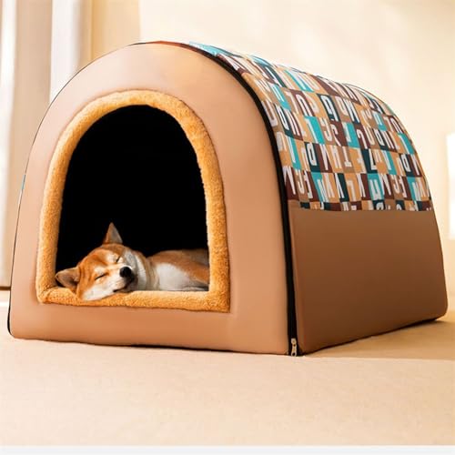 Gemütliches Hundehaus for Kleine Haustiere, Kleines Hundehaus for Den Innenbereich, Waschbare Katzenhöhle, Katzenzelt Mit Rutschfestem Boden, Hundekatzenbett, Gemütliches Hundebett (Color : A1, Size von SUABON