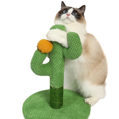 Kaktus-Katzenkratzer, Katzenkratzbaum, Vertikaler Grüner Kratzbaum (Color : Green, Size : S) von SUABON