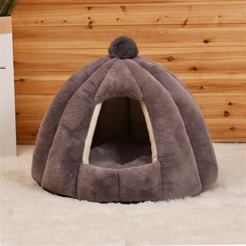 Katzenbett for Hauskatzen, Katzenbett, Höhle, Katzenzelt Mit Abnehmbarer Matratze, Maschinenwaschbar, Heimtierbedarf for Kleine Katzen Oder Hunde (Color : A2, Size : 56 * 48cm) von SUABON