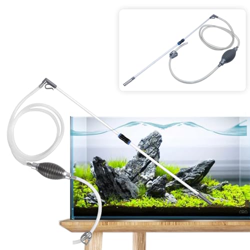 Aquarium Mini Wasserwechsler,Kleiner Vakuum-Siphonreiniger für Aquarien,3 in 1 Aquarium Kiesreiniger Pumpe Sand Kit Aquarium Mini Wasserwechsler,Kleiner Vakuum-Siphonreiniger für Aquarien,3 in 1 Aquarium Kiesreiniger Pumpe Sand Kit von SUAOEO