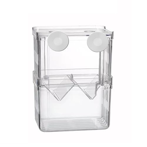 Fischzuchtbox,Aquarium Zuchtbox, Fischisolierbox mit Saugnäpfen, Aquarium Akklimatisierungs Brutbrutkasten für Babyfische, Garnelen, Clownfische und Guppys Fischzuchtbox,Aquarium Zuchtbox, Fischisolierbox mit Saugnäpfen, Aquarium Akklimatisierungs Brutbrutkasten für Babyfische, Garnelen, Clownfische und Guppys von SUAOEO