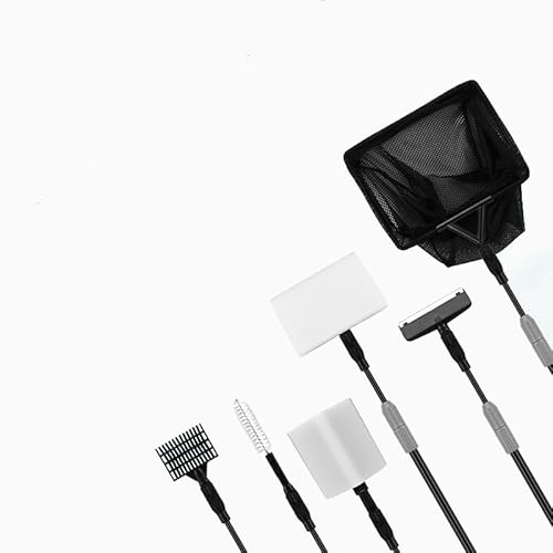Mehrzweck-Reinigungsset für Aquarien, 6-in-1 Aquarium-Reinigungsset von SUAOEO