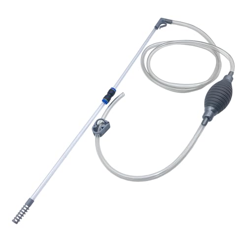 Mini-Wasserwechsler für Aquarien, kleiner Staubsauger-Siphonreiniger für Aquarium, 3-in-1, Kiesreiniger, Pumpe, Sand-Set von SUAOEO