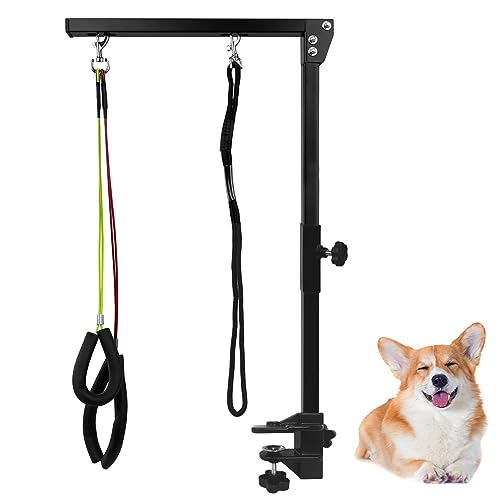 SUBTLETY Faltbarer Haustier Fellpflege Arm mit Klemme Haustierpflegearm 35 Zoll Verstellbarer Haustierpflegetisch Seil Tierpflegearm für Große Kleine Hunde Tierpflege und -Betreuung SUBTLETY Faltbarer Haustier Fellpflege Arm mit Klemme Haustierpflegearm 35 Zoll Verstellbarer Haustierpflegetisch Seil Tierpflegearm für Große Kleine Hunde Tierpflege und -Betreuung von SUBTLETY