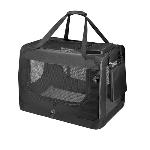PISPET Hundetransportbox - Faltbare Hundetransporttasche mit Komfortpolsterung - Auch eine Gemütliches Hundehaus PISPET Hundetransportbox - Faltbare Hundetransporttasche mit Komfortpolsterung - Auch eine Gemütliches Hundehaus von SUCASEN