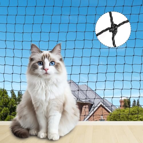 SUCCEFORT Katzennetz für Balkon, 3x6m Katzennetz Stahldrahtverstärkt, Anti-Fall Netz für Haustiere, Balkonnetz Katzen Reissfest für Balkon, Fenster, Terrasse SUCCEFORT Katzennetz für Balkon, 3x6m Katzennetz Stahldrahtverstärkt, Anti-Fall Netz für Haustiere, Balkonnetz Katzen Reissfest für Balkon, Fenster, Terrasse von SUCCEFORT