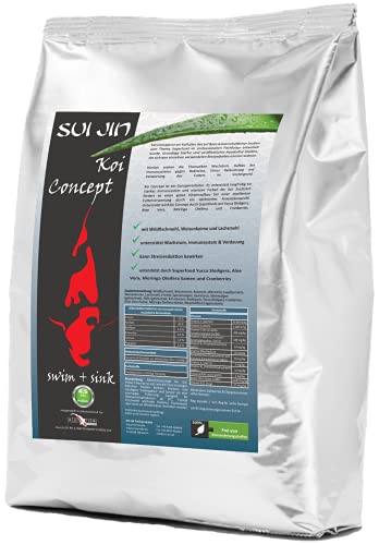 SUI JIN Teichprodukte Koi Concept Superfood Koifutter Wachstum Farbe (5kg) von SUI JIN Teichprodukte