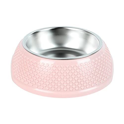 SUICRA Futternäpfe Adjustable Feeding Bowl for Pets (Color : Pink, Size : 18.8 * 6cm) von SUICRA