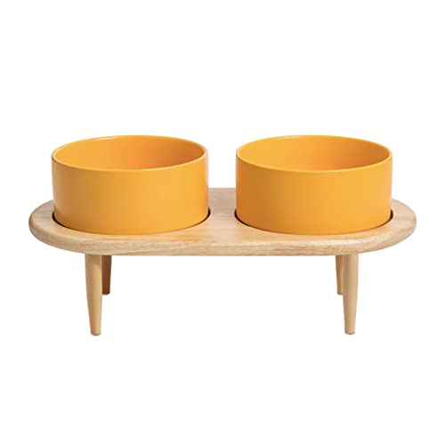 SUICRA Futternäpfe Ceramic Neck Support Pet Bowl (Color : 4) von SUICRA