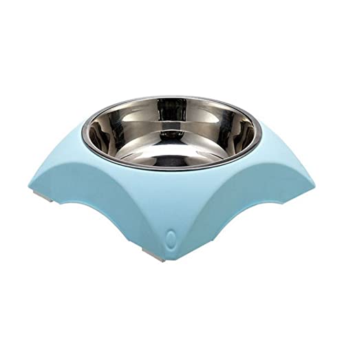 SUICRA Futternäpfe Pet Feeder Bowl for Dogs and Cats Stainless Steel Cat Bowls Puppy Cat Feeder Non-Slip Pet Food Dispenser Bowl von SUICRA