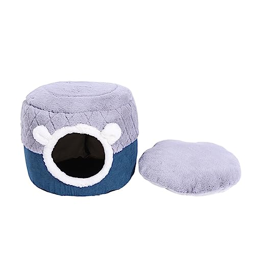 SUICRA Haustierbetten Cat Bed Warm Pet Basket Cozy Cushion Cat House Tent Small Dog Mat Bag (Size : L) von SUICRA