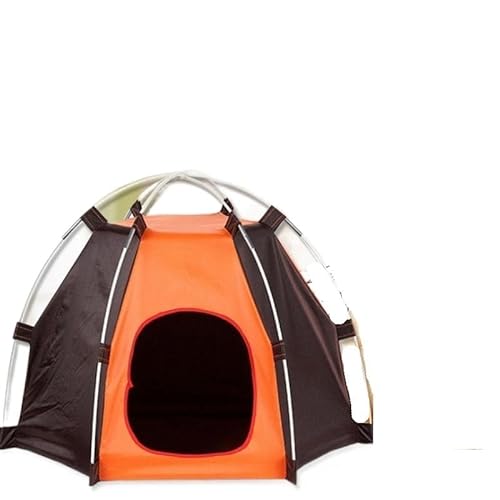SUICRA Haustierbetten Pet Tent Kennel Fence Puppy Outdoor Large Dog Cages Cat (Color : Coffee) von SUICRA