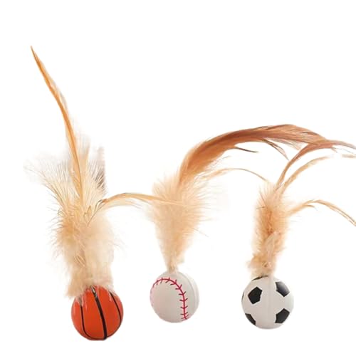 SUIOPPYUW 3 Paket/los Sicher Und Weich Gummi Haustier Spielzeug Ball Für Jagd Instinkte Katze Entspannung Pet Liefert Tuch Springenden Ball SUIOPPYUW 3 Paket/los Sicher Und Weich Gummi Haustier Spielzeug Ball Für Jagd Instinkte Katze Entspannung Pet Liefert Tuch Springenden Ball von SUIOPPYUW