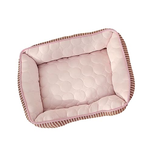 SUIOPPYUW Haustier Hundebett – stilvolle und Bequeme Schlaflösung, Stoff, Heimtierbedarf, Hundesofa, Schlafsofa, Kissen, Hundematte für Hunde, Rosa, S SUIOPPYUW Haustier Hundebett – stilvolle und Bequeme Schlaflösung, Stoff, Heimtierbedarf, Hundesofa, Schlafsofa, Kissen, Hundematte für Hunde, Rosa, S von SUIOPPYUW