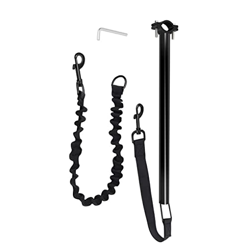 SUIOPPYUW Hund Fahrrad Traktionsgurt Seile Robuste elastische Leine Befestigung Pet Walk Running Keeper Einziehbares Walky Halsband von SUIOPPYUW