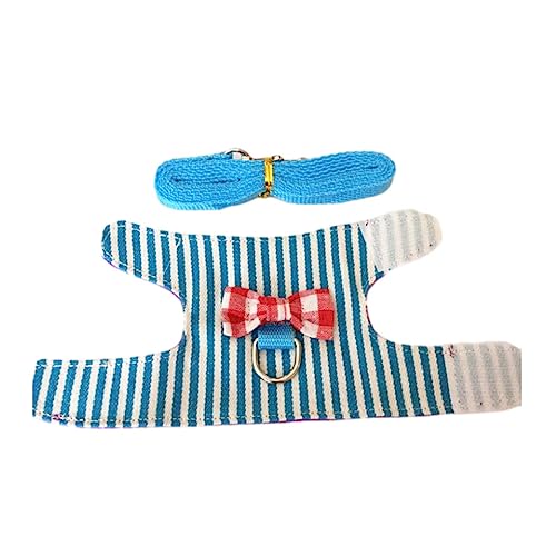 SUIOPPYUW Kaninchen Gurt On Geschirr – Zubehör für Haustiere, Outdoor Abenteuer, Hamster Geschirr, Polyester Kaninchen Geschirr, Haustier Geschirr, Blaue Streifen,1, M SUIOPPYUW Kaninchen Gurt On Geschirr – Zubehör für Haustiere, Outdoor Abenteuer, Hamster Geschirr, Polyester Kaninchen Geschirr, Haustier Geschirr, Blaue Streifen,1, M von SUIOPPYUW