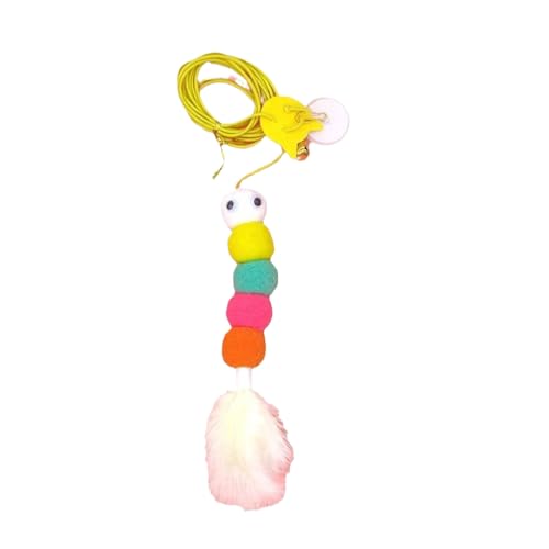 SUIOPPYUW Katzenspielzeug für Haustiere stimuliert das verspielte Herz der Katze mit Geräuschen und Aktivität, verstellbares elastisches Seil für endlosen Spaß aus Plüsch, Typ+1 SUIOPPYUW Katzenspielzeug für Haustiere stimuliert das verspielte Herz der Katze mit Geräuschen und Aktivität, verstellbares elastisches Seil für endlosen Spaß aus Plüsch, Typ+1 von SUIOPPYUW