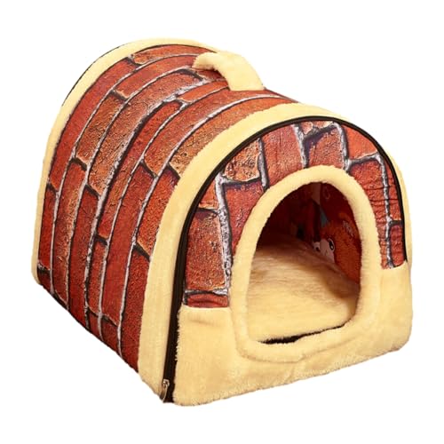 SUIOPPYUW Multifunktionale Tierhausbetten zum Schlafen, Spielen und Faulenzen, Katzenbett, Stoff, Katzenhaus, Hundehaus, Haustierbett, Vintage Wandfliese, S 35X30cm SUIOPPYUW Multifunktionale Tierhausbetten zum Schlafen, Spielen und Faulenzen, Katzenbett, Stoff, Katzenhaus, Hundehaus, Haustierbett, Vintage Wandfliese, S 35X30cm von SUIOPPYUW