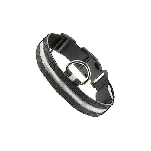 SUIOPPYUW Pet Nylon Leuchtendes Halsband Reisen Wandern Wiederaufladbares Tier Beleuchtetes Halsband Tragbare Waschbare Halsbänder Haustierbedarf, Weiss, L SUIOPPYUW Pet Nylon Leuchtendes Halsband Reisen Wandern Wiederaufladbares Tier Beleuchtetes Halsband Tragbare Waschbare Halsbänder Haustierbedarf, Weiss, L von SUIOPPYUW