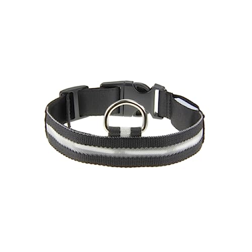 SUIOPPYUW Pet Nylon Leuchtendes Halsband Reisen Wandern Wiederaufladbares Tier Beleuchtetes Halsband Tragbare Waschbare Halsbänder Haustierbedarf, Weiss, M SUIOPPYUW Pet Nylon Leuchtendes Halsband Reisen Wandern Wiederaufladbares Tier Beleuchtetes Halsband Tragbare Waschbare Halsbänder Haustierbedarf, Weiss, M von SUIOPPYUW
