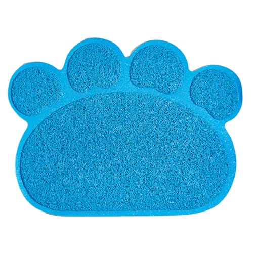 SUIOPPYUW Sauber bleiben, Katzenstreu Auffangmatte, rutschfeste Unterseite und multifunktionale Katzenstreu Auffangmatte, PVC Katzenstreu Matte, waschbar, Blau SUIOPPYUW Sauber bleiben, Katzenstreu Auffangmatte, rutschfeste Unterseite und multifunktionale Katzenstreu Auffangmatte, PVC Katzenstreu Matte, waschbar, Blau von SUIOPPYUW