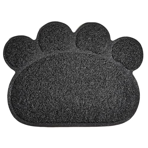 SUIOPPYUW Sauber bleiben, Katzenstreu Auffangmatte, rutschfeste Unterseite und multifunktionale Katzenstreu Auffangmatte, PVC Katzenstreu Matte, waschbar, Schwarz SUIOPPYUW Sauber bleiben, Katzenstreu Auffangmatte, rutschfeste Unterseite und multifunktionale Katzenstreu Auffangmatte, PVC Katzenstreu Matte, waschbar, Schwarz von SUIOPPYUW