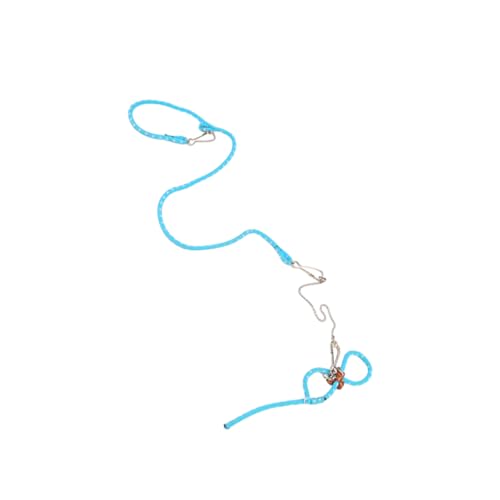SUIOPPYUW Sicherheit von kleinen Haustieren mit weicher und sicherer Verstellbarer Hamsterleine. Verstellbares Hundegeschirr für kleine Haustiere, Leine aus Polyester, weit verbreitet, Blau SUIOPPYUW Sicherheit von kleinen Haustieren mit weicher und sicherer Verstellbarer Hamsterleine. Verstellbares Hundegeschirr für kleine Haustiere, Leine aus Polyester, weit verbreitet, Blau von SUIOPPYUW