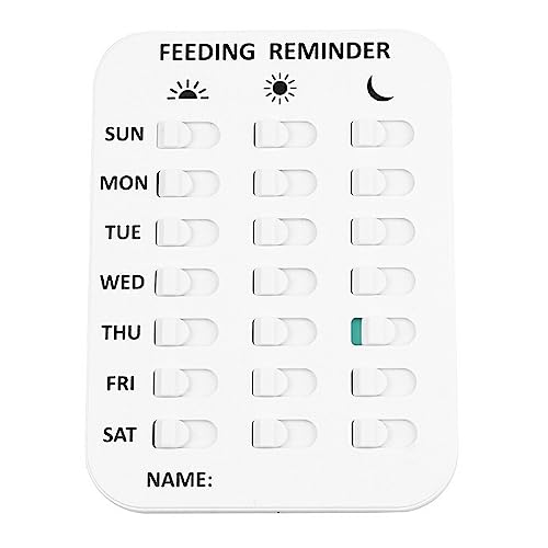 SUIOPPYUW Wandhalterung Haustiere Fütterungserinnerung Oberfläche Mini Food Tablet Tiertraining Schild Besitzer Erwachsene Geschenke von SUIOPPYUW