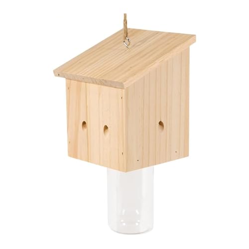 SUIOPPYUW Zimmermannsbienenfalle mit abnehmbarem Safe zieht Holzarbeiterbienen mit Köder an Holzarbeiterbienen bevorzugen direktes Sonnenlicht aus Holz, B SUIOPPYUW Zimmermannsbienenfalle mit abnehmbarem Safe zieht Holzarbeiterbienen mit Köder an Holzarbeiterbienen bevorzugen direktes Sonnenlicht aus Holz, B von SUIOPPYUW
