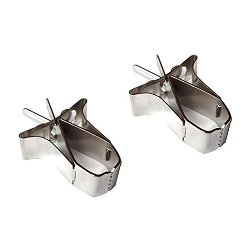 2 Stück Vögel Futterhalter Papageien Obst Gemüse Feeder Clip, Metall Papagei Gemüsehalter Feeder Clips Vogelkäfig Zubehör für Papageien Wellensittich von SULIUDAJI